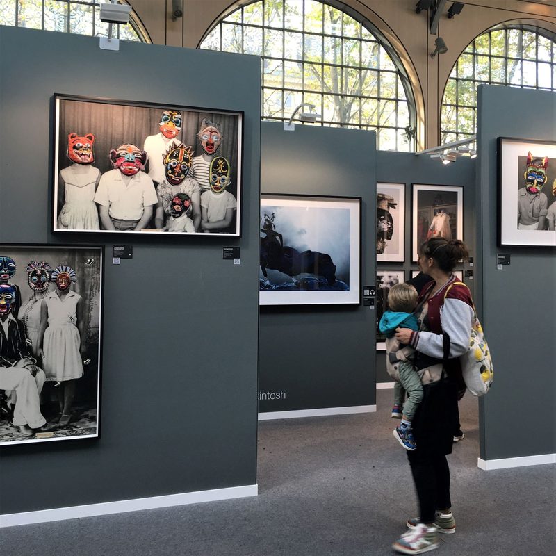 Visite d'une foire d'art