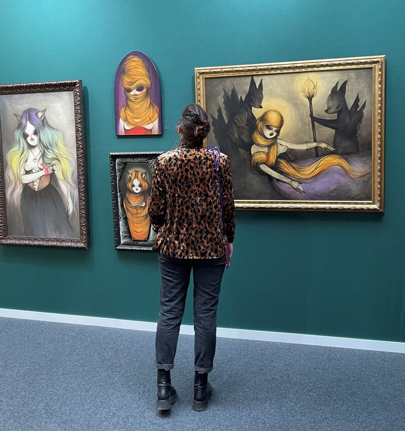 Visite d'une exposition d'art urbain